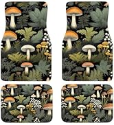 Beautiful Enchanting Mushroom Patterns with high Absorbency car Green mats Automotive Floor mat N...