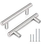 Probrico 5 Pack|T Bar Cabinet Pulls Stainless Steel Kitchen Handles Bathroom Cupboard Knobs 3