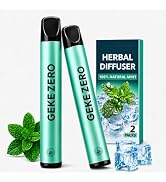 Herbal Diffuser Pen 2 Pack, Mint Non-Electric Personal Aroma Stick | For Adult Daily Use, Portabl...