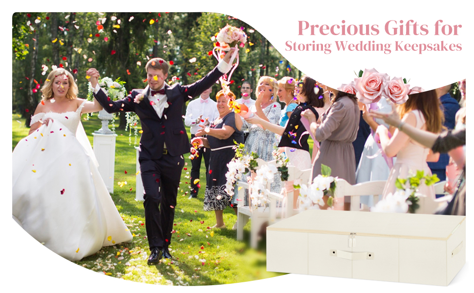 Wedding Dress Storage Box, Breathable Wedding Dress Preservation Box