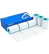 CLABEL Labels 2"x1" Thermal Label Barcode Stickers Shipping Address Paper Compatible for Zebra Mu...
