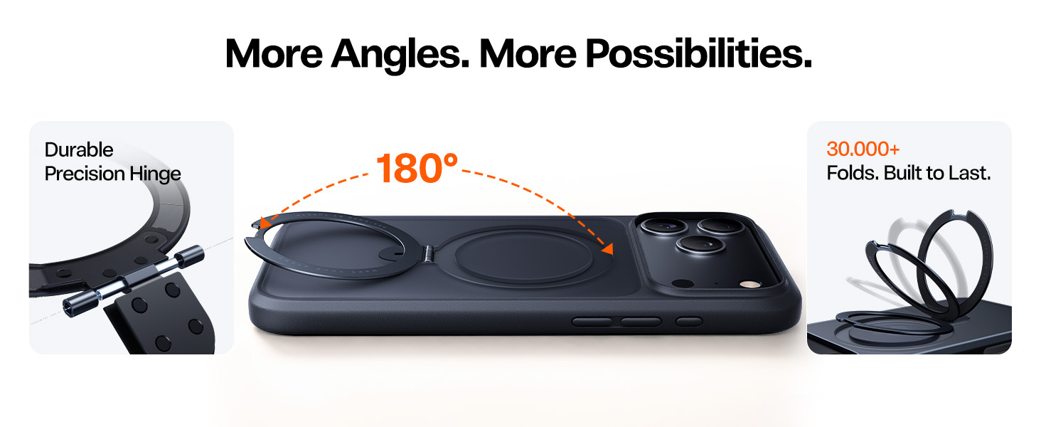 TORRAS for iPhone 18 pro case with flush kickstand
