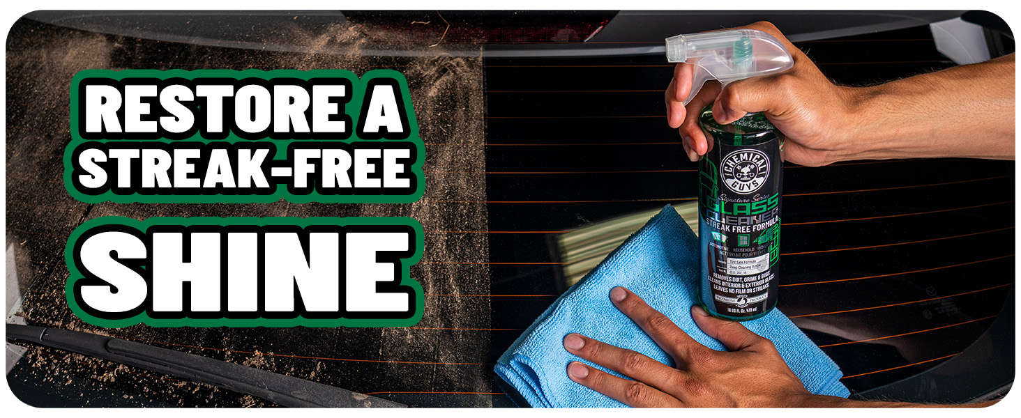 Car Cleaning Kit With Chemical Guys Glass Cleaner