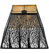 Large Metal Lampshade New Pyramid Shape Design 7'' Top 14'' Bottom 10'' Height ALUCSET Square Bel...