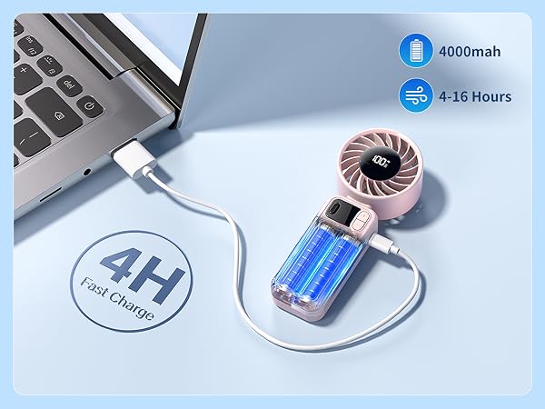 4000mah large battery work 4-16h