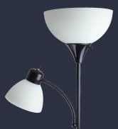 Torchiere William 71 inch Modern Standing Daughter Floor Lamp