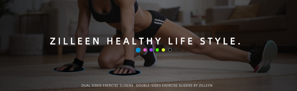 Exercise Core Sliders for Working Out Blue