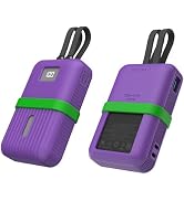 Silicone Case for Anker Zolo Power Bank (20,000mAh 30W) A1681/A1688H11 Protective Cover with Lany...