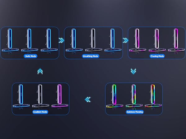 RGB Headphone Stand with Wireless Charging