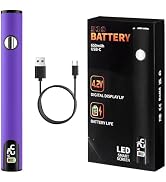510 Thread Battery, Portable Electric Soldering Iron Pen, Purple NO Bit | Adjustable Voltage 2.7V...