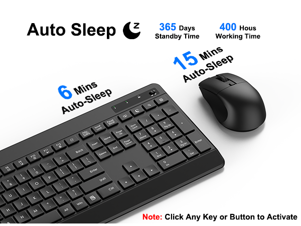 EDJO wireless keyboard and mouse