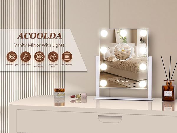 vanity mirror with lights