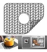 JIUBAR Sink Protectors for Kitchen Sink 12" 13" 16" 18" 19" 24" 26" 28" 29" 30" Silicone Sink mat...