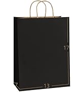 Paper Bags 13x7x17 50Pcs BagDream Gift Bags, Party Bags, Shopping Bags, Retail Bags, Merchandise ...