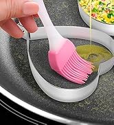 5Pcs Stainless Steel Ring Molds for Cooking Egg - Pancake Shapes Cooking Rings Egg Rings for