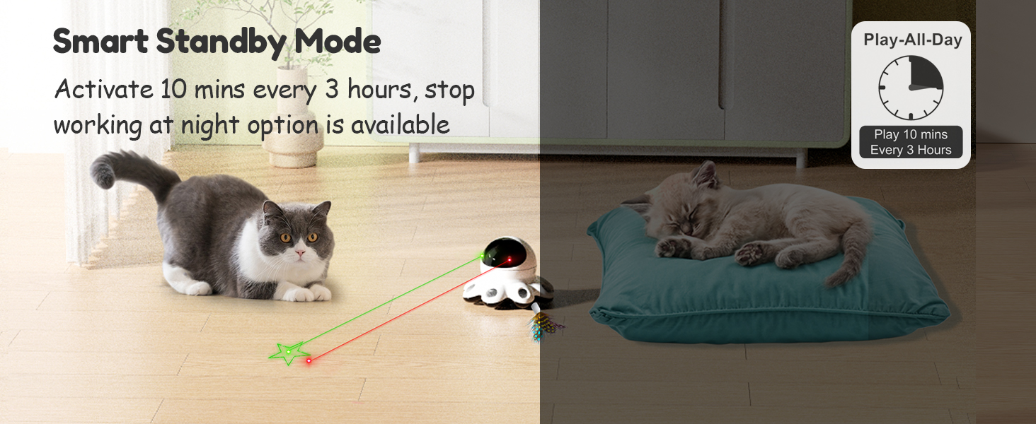 Automatic Laser Pointer Cat Toy