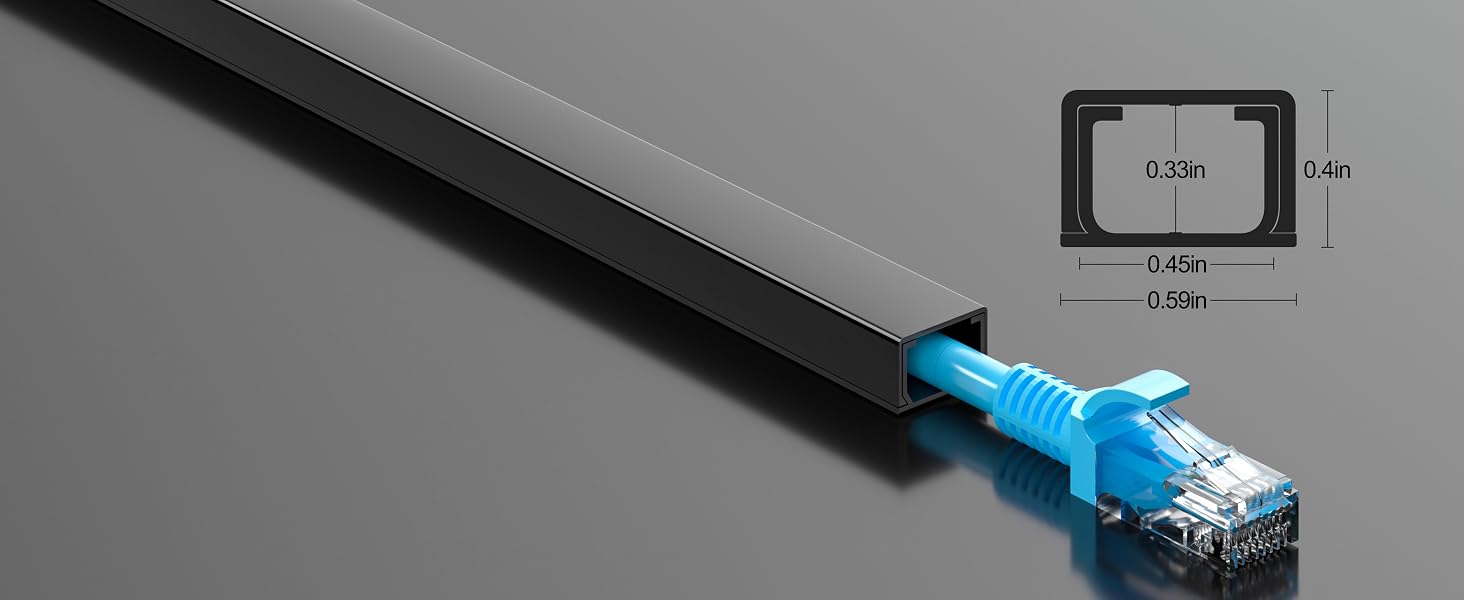 cord hider black