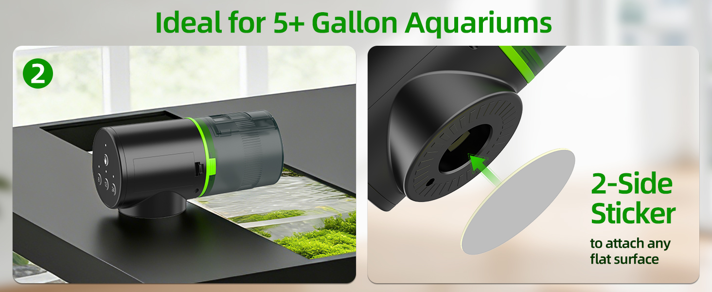fish feeder automatic dispenser for flakes