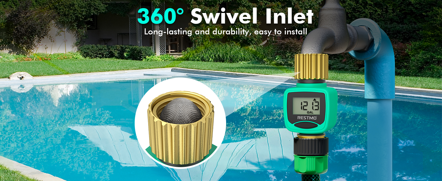 360° Swivel inlet