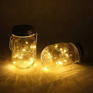 mason jar lights solar powered