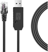 RJ11 Interface Silent Radar Detector Power Cord, Replacement Radar Detectors Power Cable for Esco...