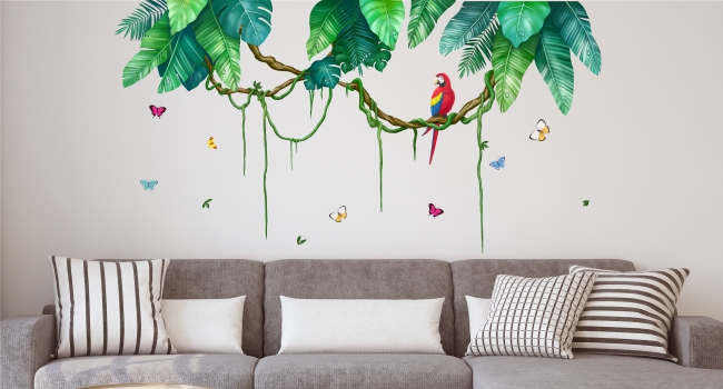 Plants wall stickers