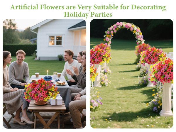 Artficial Flowers for Outdoors