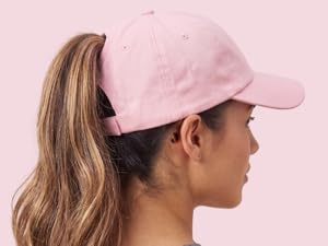 Ponytail with hat