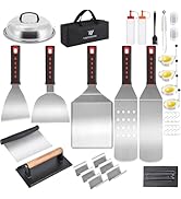 Griddle Accessories Kits, 30 Pcs Griddle Grill Tools Set, Professional Grill BBQ Spatula Set with...