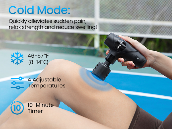 massage gun with heat