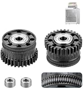 K2 Plus All-Metal Extruder Gear kit with DLC Coating & Perforated Lightweight Design - Enhanced D...