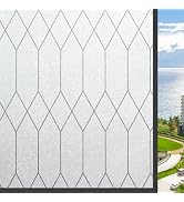 Kromapolis Window Privacy Film Frosted Glass Window Clings, Removable Vinyl Door Window Coverings...