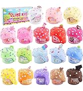 LAWOHO Big Butter Slime Kit, Includes 18 x 60ml Butter Slime & 36 Packs Slime Add Ins, Slime for ...