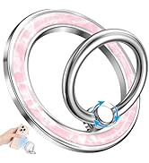 LISEVO Phone Ring Holder Compatible with MagSafe - Magnetic Cell Phone Grip Magnet Removable Fing...
