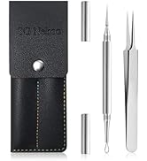 SGNEKOO Professional Facial Milia Removal Tool and Whitehead Extractor,Titanium Alloy Double Ende...