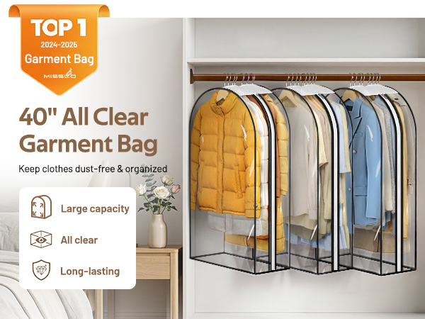 Garment Bags for Hanging Clothes