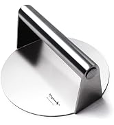 Meykers Smash Burger Press 6.3” Burger Smasher | for Griddle Grill Pan Skillet | Weight Gain Flat...
