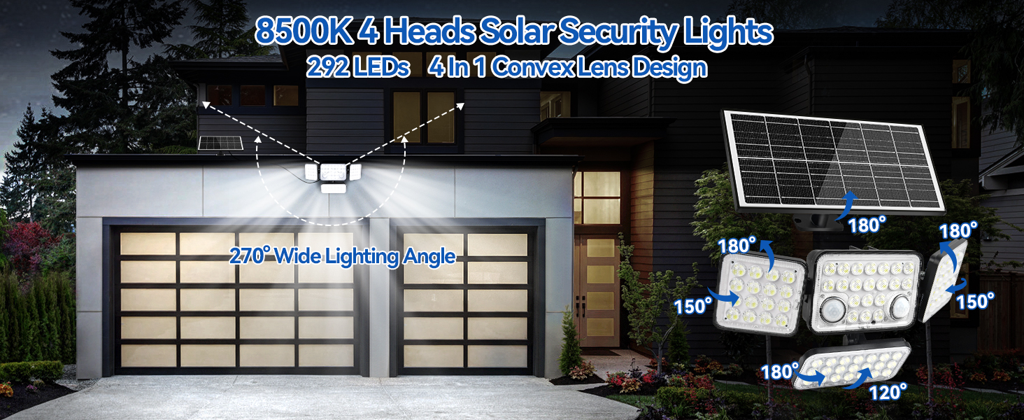 solar powered motion lights for outside