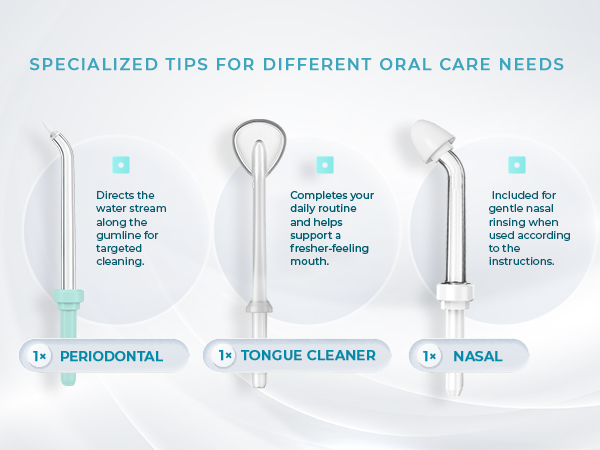 8 WATER FLOSSER