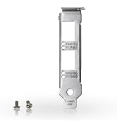 Generic Short Low Profile Bracket New Compatible with Intel E10G42BTDA X520-SR2 X520-LR2 X710-DA2...