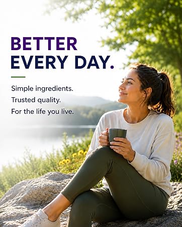Woman enjoying a peaceful morning outdoors representing everyday wellness and trusted quality