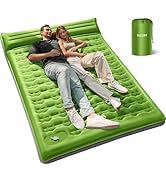 OGERY Double Sleeping Pad for Camping, 6" Extra-Thick Reinforced Camping Sleeping Pad with Pillow...