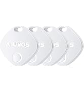 ATUVOS Air Tracker Tags-4 Pack, Bluetooth Luggage Tracker Works with Apple Find My APP (iOS Only,...