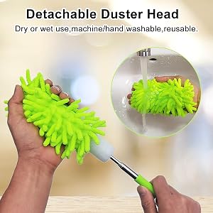 Two Chenille and two fiber dusters 2