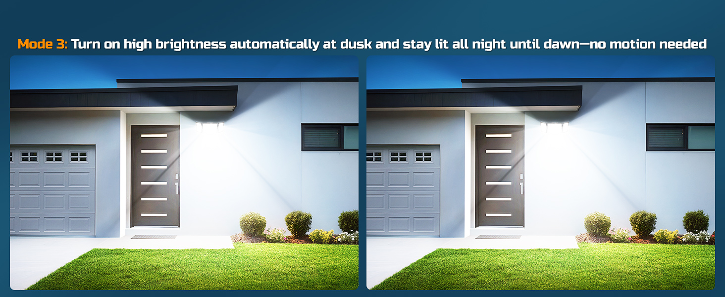 outdoor flood light sensor motion sensor light for driveway house exterior security for garage