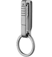 TISUR Car Keychain Clip, Titanium Key Holder with detachable key Chain ring for duty belt, Gifts ...