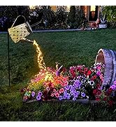 VOOKRY Solar Watering Can Lights, Large Retro Metal Hanging Solar Lights Outdoor Waterproof, Gift...
