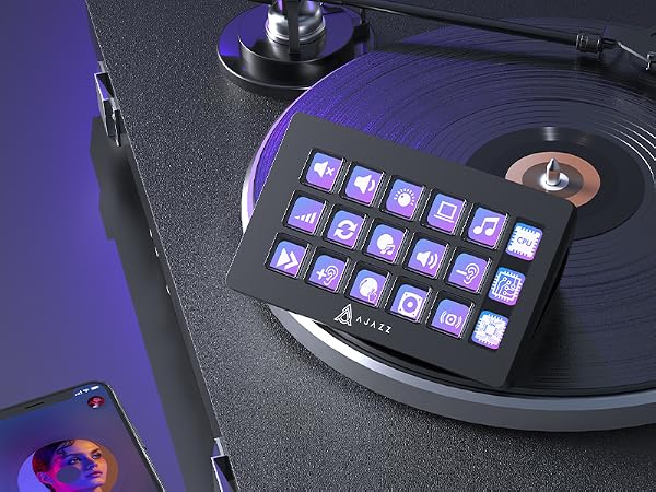 Studio Controller 15 Macro Keys, Trigger Actions in Apps and Software Like OBS,