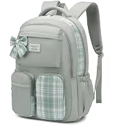 VANKANY School Backpack for Teen Girls Cute Bookbags Middle High School College Laptop Bags Women...