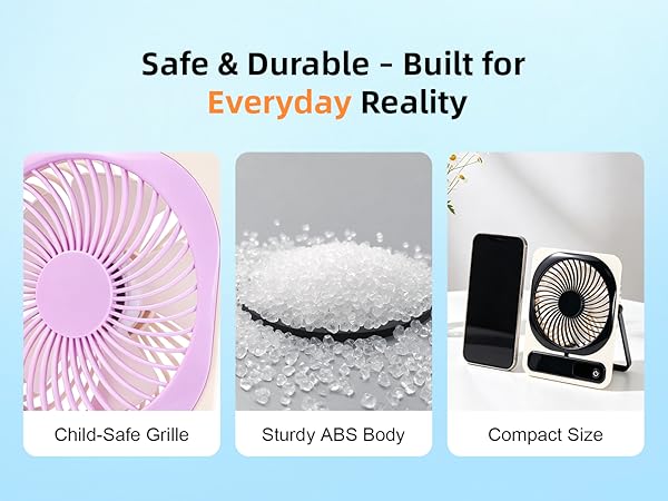 portable desk fan